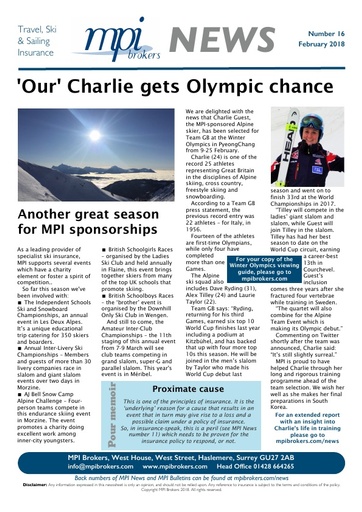 MPI Newsletter 16 - February 2018