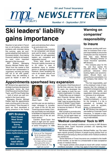 MPI Newsletter 04 - September 2014