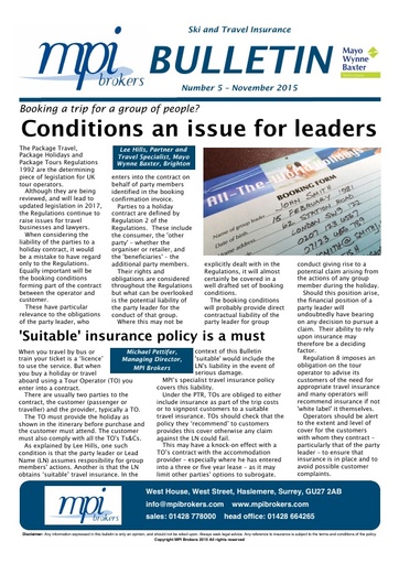 MPI Bulletin 05 - November 2015