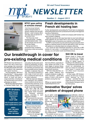 MPI Newsletter 02 - August 2013