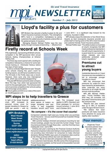 MPI Newsletter 07 - July 2015